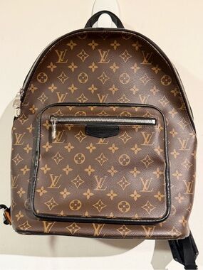 Louis Vuitton Josh Monogram Canvas Backpack in Brown/Tan